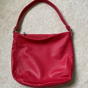 Thirty One Red Hobo Bag